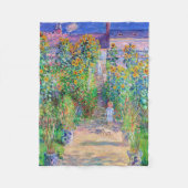 Kunstentuin, monet fleece deken (Voorkant)