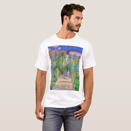 Kunstentuin, monet t-shirt (Voorkant volledig)