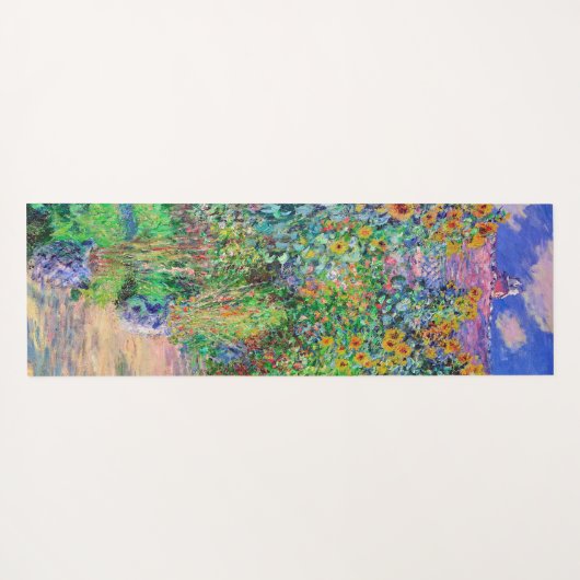 Kunstentuin, monet yogamat (Achterkant (horizontaal))