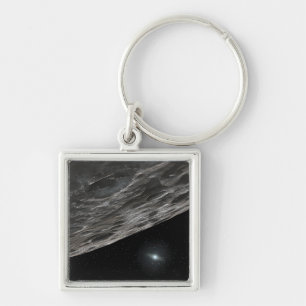 Kunstenvormig concept van een Kuipergordelobject Sleutelhanger