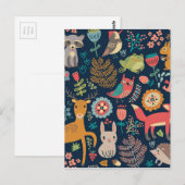 Kunstenvrienden met een groots en groots briefkaart (Voorkant / Achterkant)