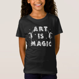 Kunstfeeën: Kunst is Magische Kinder T-shirt
