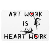 Kunstfeeën: Kunstwerk is hartwerk Magneet (Horizontaal)