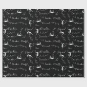 Kunstfeeën op het werk cadeaupapier (Vlak)