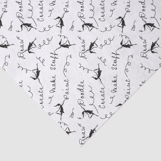 Kunstfeeën op het werk tissuepapier (Detail)