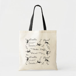 Kunstfeeën op het werk tote bag