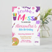 Kunstfeest Verjaardagsfeest - Ambacht Verjaardag Kaart (Staand voorkant)