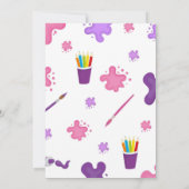 Kunstfeest Verjaardagsfeest - Ambacht Verjaardag Kaart (Achterkant)