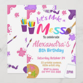 Kunstfeest Verjaardagsfeest - Ambacht Verjaardag Kaart (Voorkant / Achterkant)