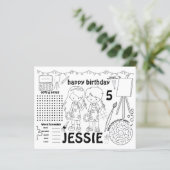 Kunstfeestjes, kunstactiviteiten en kleurstoffen (Staand voorkant)