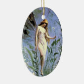 Kunstfeibloemen - voeg naamcadeautjes toe Keramisch Ornament (Rechts)