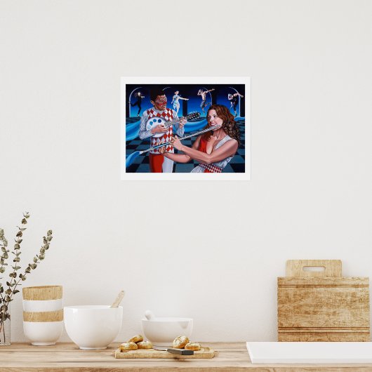 Kunstfestival van volledige grootte poster (Keuken)