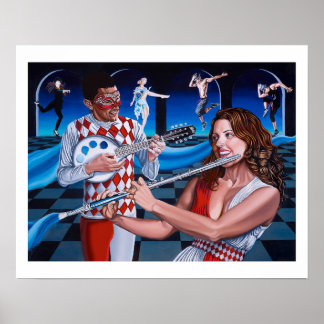 Kunstfestival van volledige grootte poster