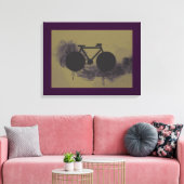 kunstfietsendecor voor stadsgebruik canvas afdruk (Insitu (Woonkamer))