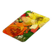 kunstflorale achtergrond 2 magneet (Linkerzijde)