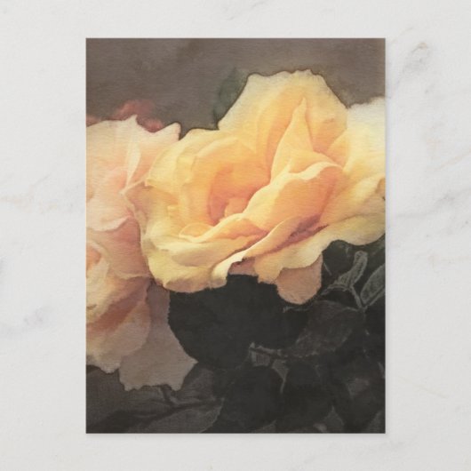 kunstflorale achtergrond in pastelkleuren briefkaart (Voorkant)