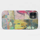 Kunstflorale grunge patroon Case-Mate iPhone case (Achterkant (horizontaal))