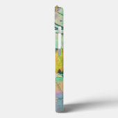Kunstflorale grunge patroon Case-Mate iPhone case (Achterkant / Links)