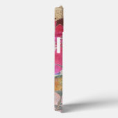 Kunstflorale grunge patroon Case-Mate iPhone case (Achterkant / Rechts)