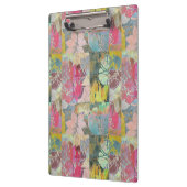 Kunstflorale grunge patroon klembord (Links)