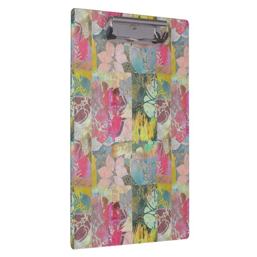 Kunstflorale grunge patroon klembord (Rechts)