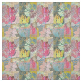Kunstflorale grunge patroon stof (Swatch)