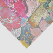 Kunstflorale grunge patroon tissuepapier (Detail)