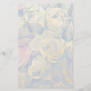 kunstflorale  kleurrijke achtergrond briefpapier