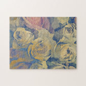 kunstflorale kleurrijke achtergrond legpuzzel (Horizontaal)