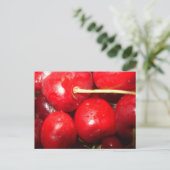Kunstfoto Cherries Briefkaart (Staand voorkant)