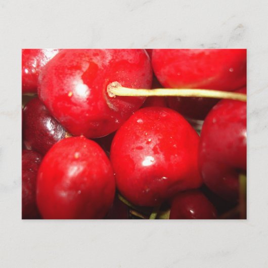 Kunstfoto Cherries Briefkaart (Voorkant)