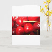 Kunstfoto Cherries Kaart (Gele Bloem)