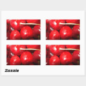 Kunstfoto Cherries Rechthoekige Sticker (Vel)