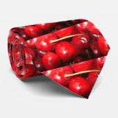 Kunstfoto Cherries Stropdas (Opgerold)