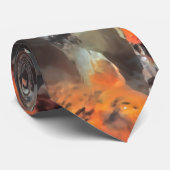 Kunstfoto Koi Pond Stropdas (Opgerold)