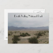 Kunstfoto van Death Valley National Park Briefkaart (Voorkant / Achterkant)