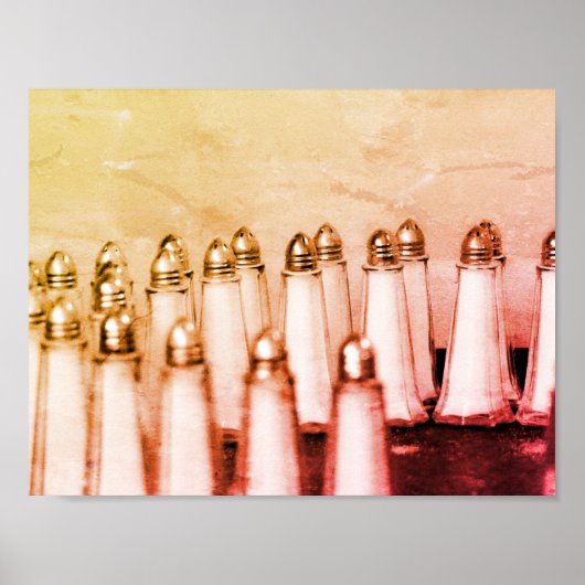 Kunstfoto van zout en luiers poster (Voorkant)