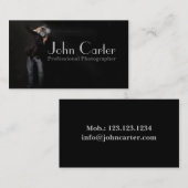 Kunstfoto voor professionele fotograaf visitekaartje (Voorkant / Achterkant)