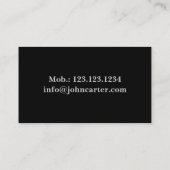 Kunstfoto voor professionele fotograaf visitekaartje (Achterkant)