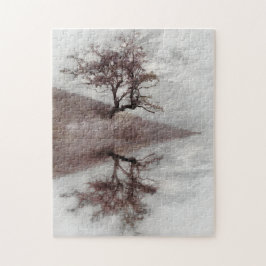 Kunstfoto's in boomvorm legpuzzel