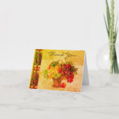 kunstfruitmand Hartelijk dank voor uw kaart (Voorkant)