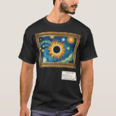 Kunstgalerie ingelijst Zonsverduistering T-shirt (Voorkant)
