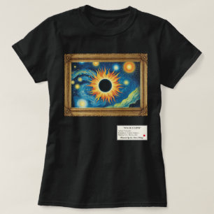 Kunstgalerie ingelijst Zonsverduistering T-shirt