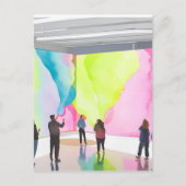 kunstgalerie | Moderne hedendaagse Waterverf Briefkaart (Voorkant)