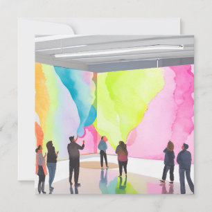Kunstgalerie   Moderne Hedendaagse Waterverfkaart