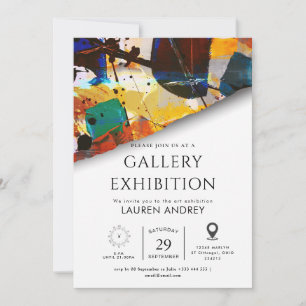 Kunstgalerie opening kaart