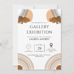 Kunstgalerie opening kaart