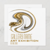 Kunstgalerie show AANPASSEN Kaart (Voorkant / Achterkant)