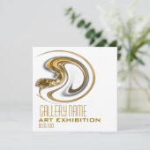 Kunstgalerie show AANPASSEN Kaart (Staand voorkant)