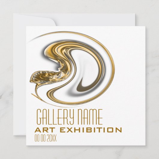 Kunstgalerie show AANPASSEN Kaart (Voorkant)